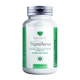 Triptófano con Melatonina y Magnesio | 60UD - 2 MESES | + Espirulina + Vitaminas B3, B5 y B6 | Apoyo al funcionamiento psicológico y el sistema nervioso | Disminuye el cansancio y la fatiga.