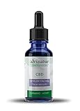ALVINATUR - Sérum facial CBD 30ml, Ideal para cuidado intensivo y masajes faciales, Enavse de cristal con gotero