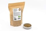 Polvo de proteína de cáñamo orgánico - 1 kg - 42% de proteína vegetal - desgrasado, bajo en carbohidratos y sin gluten - vegano - de Austria - alimentos crudos