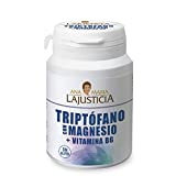 Ana Maria Lajusticia - Triptófano con magnesio + VIT B6 – 60 comprimidos. Reduce la ansiedad, el cansancio y regula el reloj interno. Apto para veganos. Envase para 30 días de tratamiento.