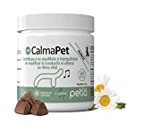 petia Vet health - Calmapet - Complemento alimenticio Que Relaja y Calma a tu Perro de Forma Natural - 1 Bote 60 Chews