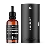 CBD HOME Oil 40% FORTE con Melatonina 30 ml - Base Aceite de MCT (Coco) y Cañamo Ecológico - Enriquecido con 40% CBD Puro y Omega 3-6-9 - CBD Certificado 12000 mg Fabricado UE.