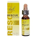 Bach - Rescue Remedy Gotas, Remedio Natural a Base de Flores que Ayuda a Conseguir Tranquilidad y Comodidad - 10 ml