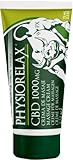 Physiorelax CBD – Crema de Masaje con 1000mg de Cannabidiol | Aceites Esenciales y Aceite de Cáñamo| Natural, rápido y Eficaz | Para Lumbares, Cervicales, Rodillas, Hombros, Espalda |Crema con Cañamo