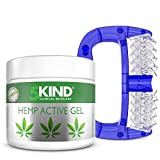 Gel de Cáñamo Alivio Activo para Músculos y Articulaciones- Gran Poder Calmante Fórmula con Aceite de Cannabis Rica en Extractos Naturales de 5kind. Para el Alivio de Pies, (Massager Plus 300ml Tub)
