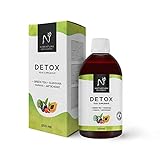 DETOX JARABE. Potente adelgazante y diurético natural. DETOX CLEANSER natural con sabor frutos rojos. 500ml. NATNATURA HEALTH & BEAUTY. 100% vegano y sin gluten.