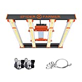 SPIDER FARMER SE3000 Lamparas led Cultivo 90X90CM espectro completo led crecimiento floracion con 896 piezas Samsung LM301B diodos, Regulable, en cadena, para el cultivo de plantas de interior