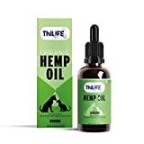 Aceite de cáñamo tranquilizante para Perros y Gatos 5000 MG | 30 ml con Omega 3 6 9 y Vitaminas A/B1/B2/D3/E. Complemento alimenticio antiestrés, Reduce la ansiedad y Mejora el sueño