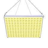Roleadro Lamparas Led Cultivo 75W Grow Light para Plantas, Luces LED para Cultivo Interior, Luz de Crecimiento para Plantas Hidropónica Flores y Planta de Semillero Cultivo