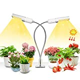 Niello 50w Lámpara de Plantas, 100 LED Super Bright Sunlike Full Spectrum Grow Bulb para plantas de interior, Plant Grow Lamp with Reemplazable E27 / E26 Bulb, perfecto para plántulas Florecimient