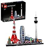 LEGO 21051 Architecture Tokyo, Maqueta para Construir para Adultos, Idea Regalo Original de Japón, Modelo Coleccionista, Decoración para Casa