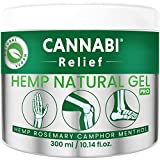 Gel de cáñamo natural PRO para articulaciones y músculos. 14 extractos naturales de Dutch Health con aceite de cáñamo y romero (300 ml)
